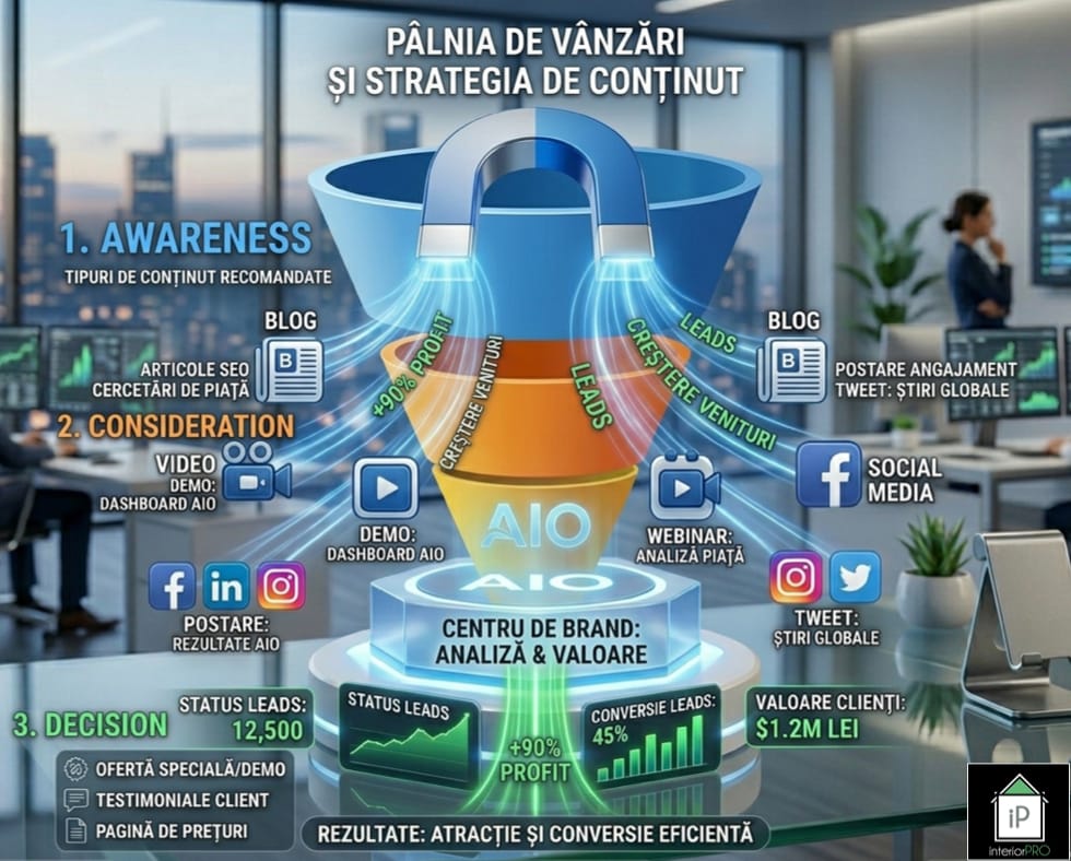 Tipuri de marketing prin conținut în pâlnia de conversie