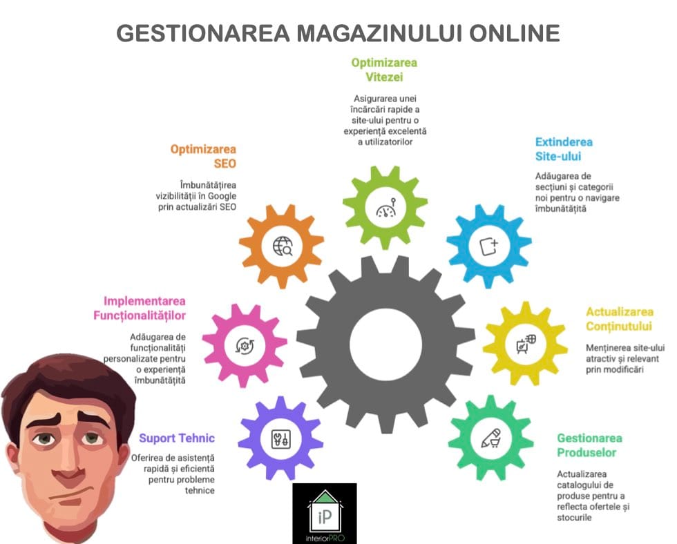 administrarea magazinului online