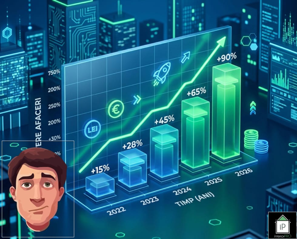 Grafic de creștere pentru afaceri profitabile în 2026
