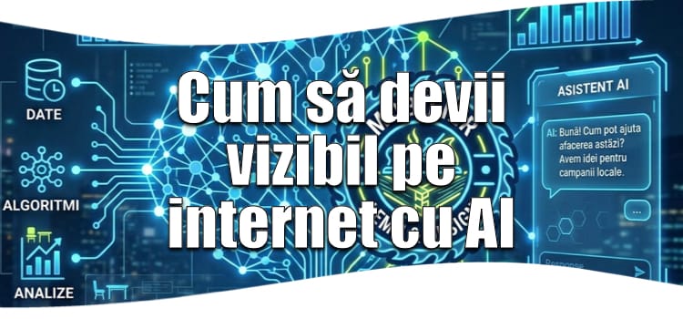 Cum să devii vizibil pe internet cu AI
