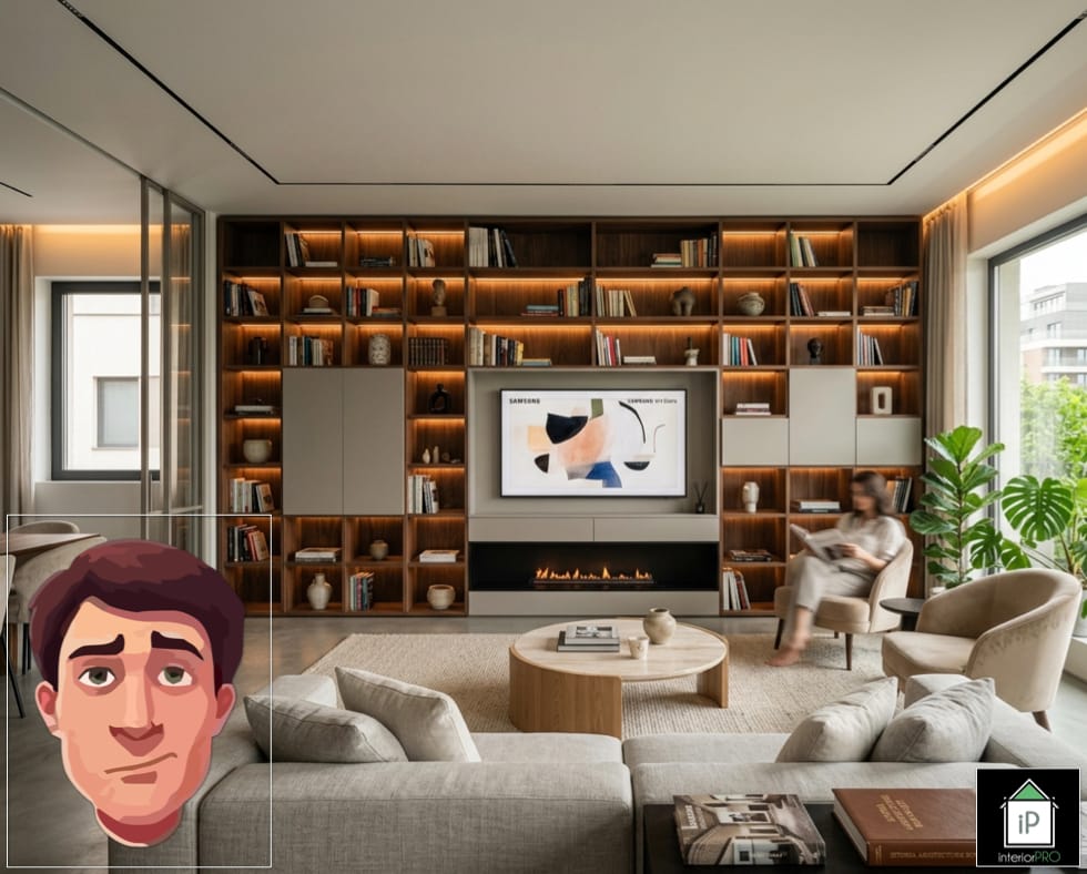 living mobilat de o firmă de producție mobilier