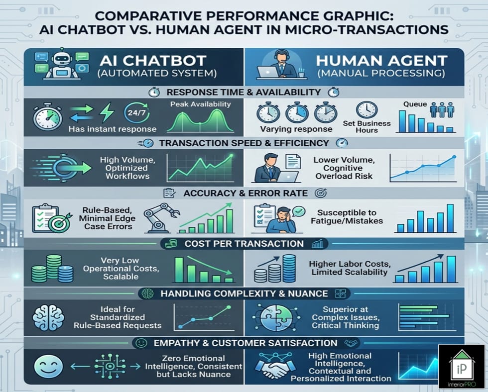 Comparație eficiență AI versus oameni de vânzări în procese automate